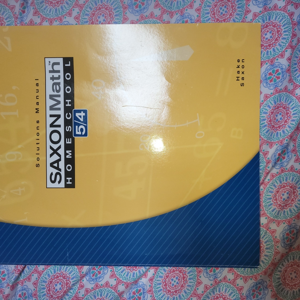 Saxon Math Homeschool Solutions Manual